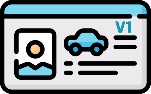 Driving license v1 Icon